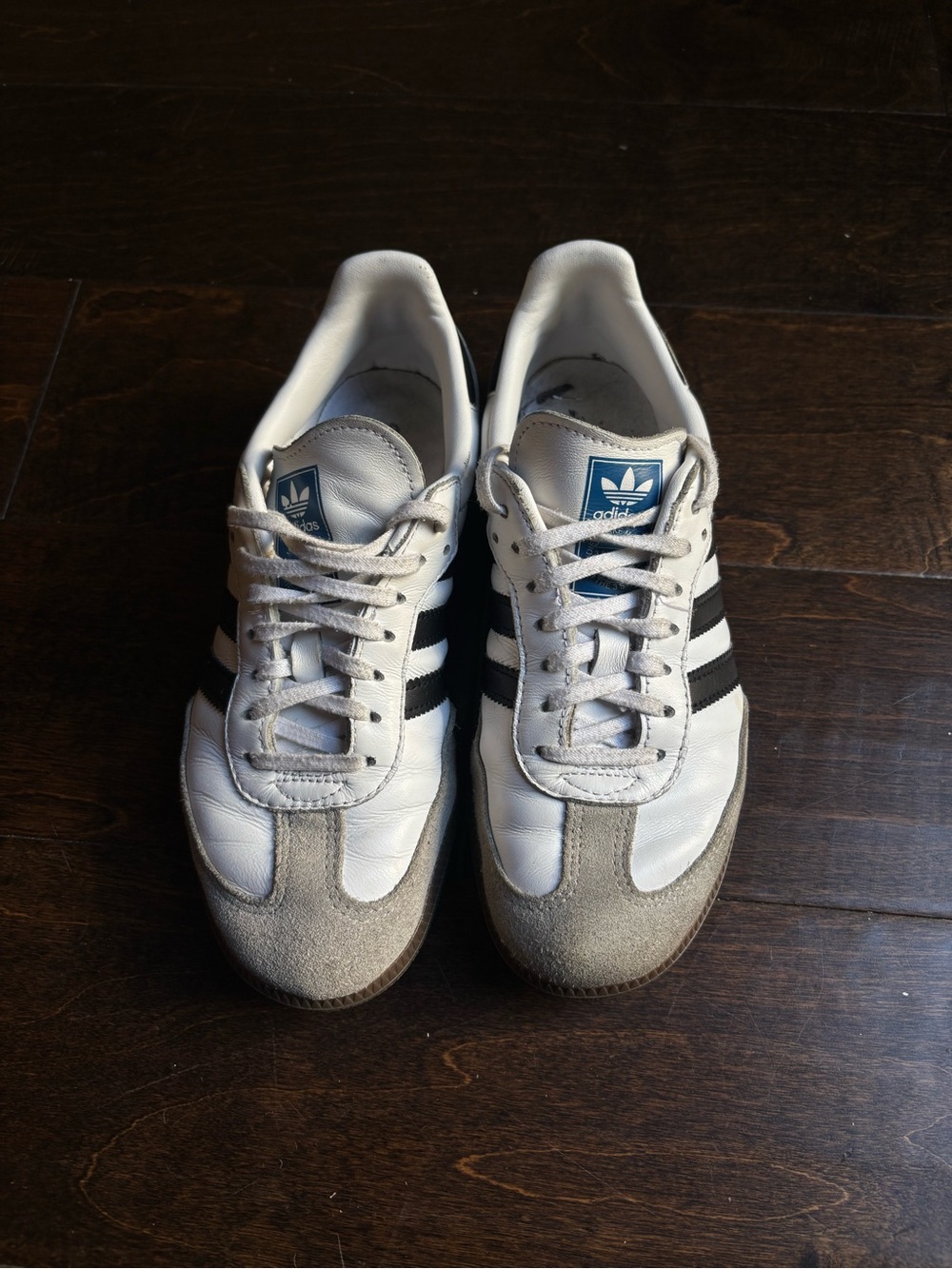 Adidas Sambas White & Black Classic Sneakers